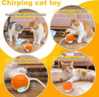 Interactive Cat Toys Ball for Indoor Cats, Automatic Cat Toy - Image 3