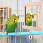 Wontee Bird Mirror Bird Toys for Budgies Parakeets Cockatiels Lovebirds Conures - Image 5