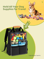 Dog Travel Bag All-in-One Set: DELOMO 25L Airline Approved Dog Travel Backpack - Image 3