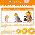 Cat Cone Collar Soft, Adjustable Cat Recovery Collars - Image 2