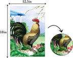 Chicken on the Grass Garden Flag, Farm Life Flag, Welcome Garden Yard Flag - Image 2