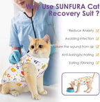 SUNFURA Cat Recovery Suit, Kitten Surgical Full Bodysuit - Image 6