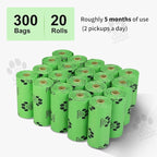 Dog Poop Bags Rolls 300 Count Biodegradable Poop Bags Refills - Image 7