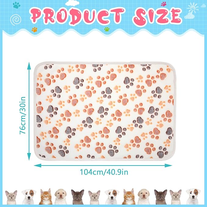 Tegeme 8 Pcs Fleece Dog Blankets - Image 6