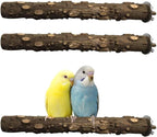 PINVNBY 3Pcs Bird Perches for Cage, Nature Wood Prickly Parrot Stand Toy Paw by PINVNBY