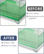 Bissap Bird Cage Seed Catcher, Universal Birdcage Net Nylon Adjustable Elastic - Image 5