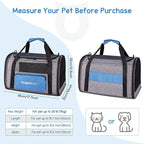 BurgeonNest Cat Carriers for Small Cats Under 15, Medium Puppy Under 25 lbs - Image 2