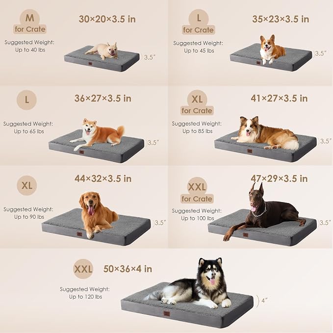 EHEYCIGA Orthopedic XXL Dog Beds - Image 3