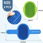 Dog Grooming Brush, Lilpep Pet Shampoo Bath Brush Soothing Massage Rubber Comb - Image 2