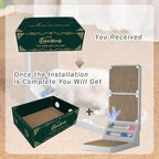 Cat Scratching Post Cat Scratching Board, 2-in1 L Shaped Cats Cardboard - Image 3