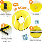 BENCMATE Inflatable Dog Cone Collar Alternative, Soft Dog Cone - Image 2