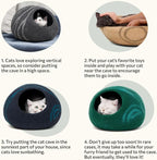 MEOWFIA Cat Cave – Premium Felt Cat Bed - Image 6