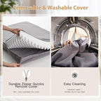 BFPETHOME Outdoor Dog Beds for Large Dogs, Waterproof Dog Bed for Medium - Image 6