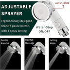 ZCONIEY Sink Faucet Sprayer Attachment, Shower Head Attaches To Tub Faucet - Image 5