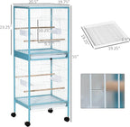 PawHut Large Bird Cage with 1.7 ft. Width - Image 7