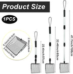 Chicken Poop Scooper 3 in 1 Adjustable Long Handle Litter Metal Scoop Heavy - Image 2