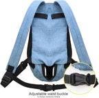 Pet Carrier Backpack, Adjustable Backpack Legs Out Easy-fit Chest Carrier - Image 4