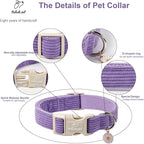 Cute Corduroy Dog Collar - Image 3