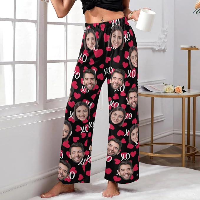 Custom Pajamas Pants with Photo - Image 4