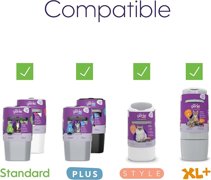 Litter Genie Refill Bags | Jumbo 6-Pack 168 total ft | Up to 24 months of - Image 3