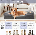 INVENHO Orthopedic Extra Large Dog Bed, XXL Waterproof Dog Sofa, Egg-Crate Foam - Image 7