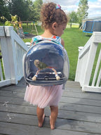 Bird Carrier Backpack with Rope Perch, Portable Bird Travel Carrier Backpack - Image 7