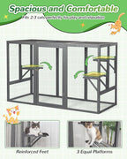 Catio Outdoor Cat Enclosure, Wooden Large Catios - Image 2