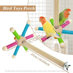 Bird Perch Toy for Cage, Spinning Windmill Bird Perch Toy, 360° Rotating - Image 4