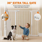 Mumeasy 36" Extra Tall Baby Gate - Image 5