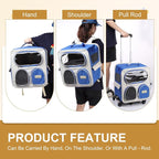 Pet Backpack Carrier, Portable and Ventilated, Nylon Dogs Cats and Small - Image 4
