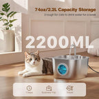 Cat Water Fountain Stainless Steel: Pet Fountains - Image 7