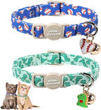 Unique Style Paws Baseball Kitten Collars, Cute Blue Cats Collar by Uniquestylepaws