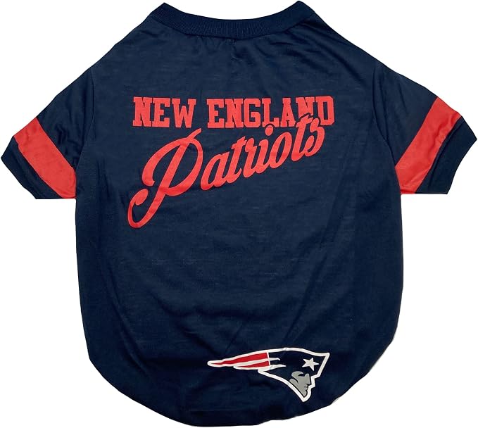 NFL New England Patriots Dog & Cat T-Shirt by PETSFIRST