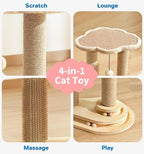 Made4Pets Cat Scratching Post, Cat Self Groomer - Image 3