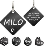 Ultra Joys Dog ID Tag, Custom Dog Tag Personalized Cat Tag, Pet ID Tag by UltraJoys