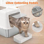 URPOWER Stainless Steel Cat Litter Box - Image 5