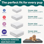 Furhaven Dog Bed Liner Water-Resistant Foam Mattress Protector Cover - Image 6