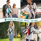 PetAmi Dog Carrier Backpack, Adjustable Dog Pet Cat Front Carrier Backpack | - Image 6