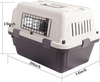 Plastic Dog/Cat Crate Portable Travelling Pet Kennel Without Wheel - Image 3