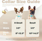 Small Dog Collar with Bell for Small Dogs, Adjustable Sunflower Print Collar - Image 4
