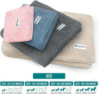 PetAmi Dog Blanket for Small Dogs Blue, Fluffy Soft Puppy Blanket, Sherpa - Image 8