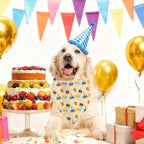 Birthday Dog Bandanas, Double Side Reversible Large Pet Bandanas, Adjustable - Image 6