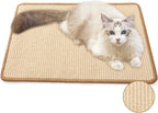 FUKUMARU Cat Scratcher Mat, 23.6 X 15.7 Inch Natural Sisal Cat Scratch Mats by FUKUMARU
