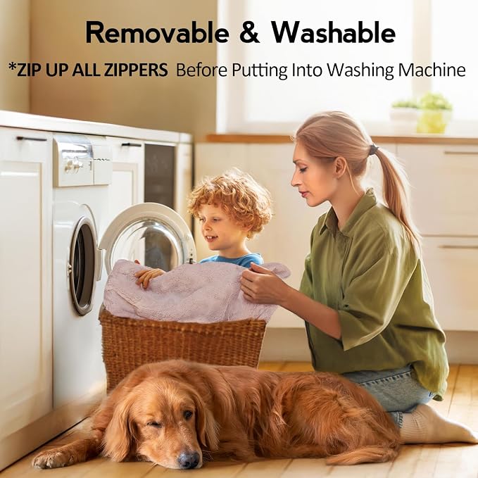 Large Orthopedic Dog Bed with Sides XXL Dog Beds with Removable Washable Cover - Image 7