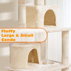 Topeakmart 62.2 inches Cat Tree - Image 4