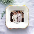 Custom Photo Ring Dish, Personalized Picture Trinket Tray, Wedding Anniversary - Image 3