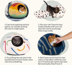 MEOWFIA Cat Cave – Premium Felt Cat Bed - Image 7