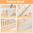 PJYuCien Dog Playpen Bottom Pad and Cover Fits - Image 4