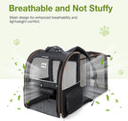 Lekebobor Large Cat Backpack Carrier Expandable Pet Carrier Backpack - Image 3
