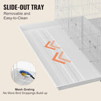 VEVOR 30-inch Flight Bird Cage, Stackable Bird Cage - Image 5